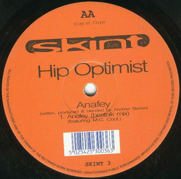 Hip Optimist : Anafey (12", Single)