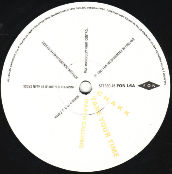 Chakk : Timebomb (Bombed-Out Remixes) (12", Ltd)