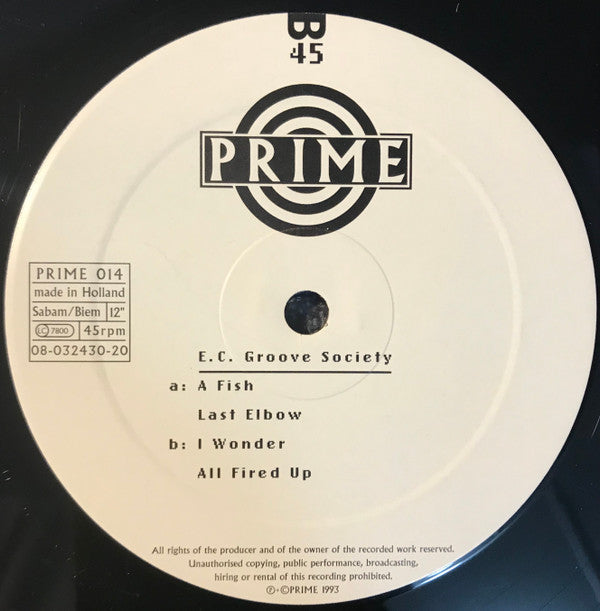 E.C. Groove Society : In The City Part II (12")