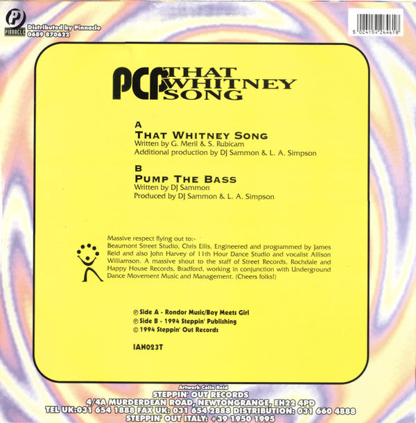 PCP* : That Whitney Song (12")