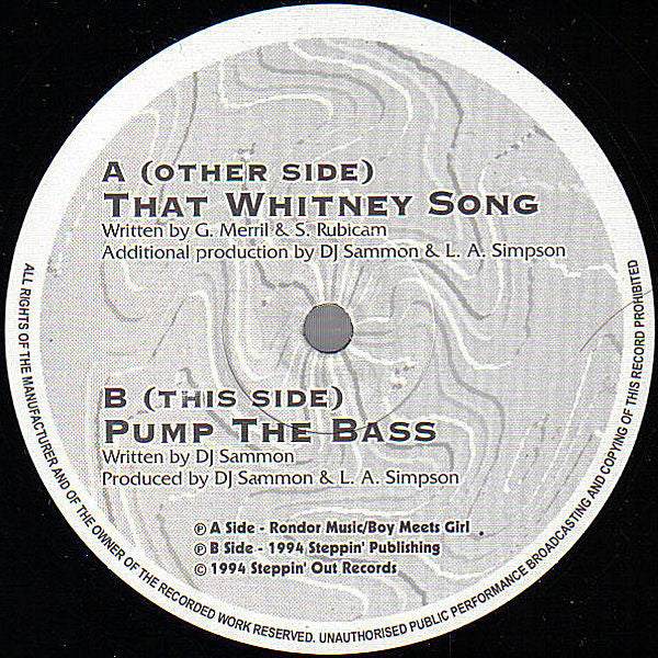 PCP* : That Whitney Song (12")