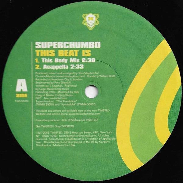 Superchumbo : This Beat Is (12", Single)