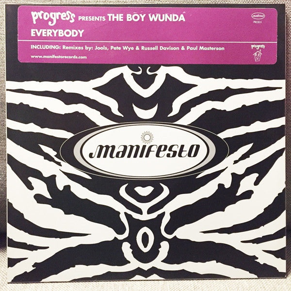 Progress (5) Presents The Boy Wunda : Everybody (12", Promo)