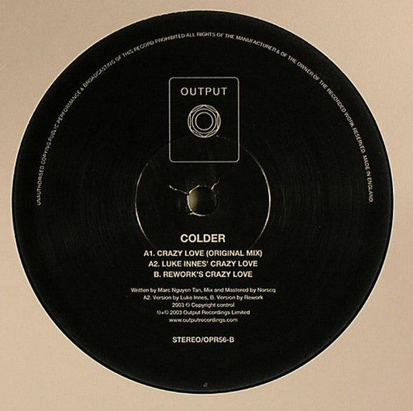 Colder : Crazy Love (12")