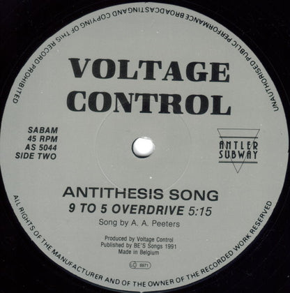 Voltage Control : Antithesis Song (12")