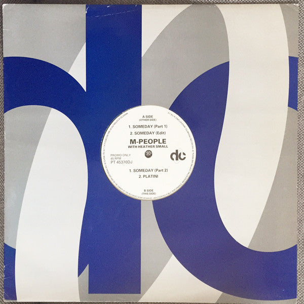 M People With Heather Small : Someday (12", Promo)