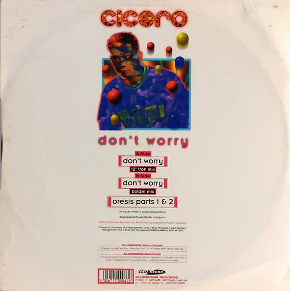 Cicero : Don't Worry (12")
