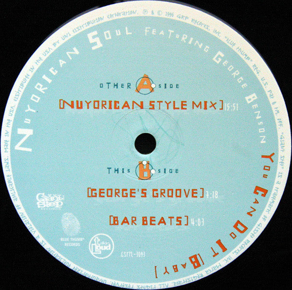 Nuyorican Soul Featuring George Benson : You Can Do It (Baby) (12", Single)
