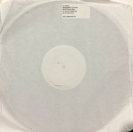 Minimalistix : A Forest (The Hardtrance Remixes) (12", W/Lbl)
