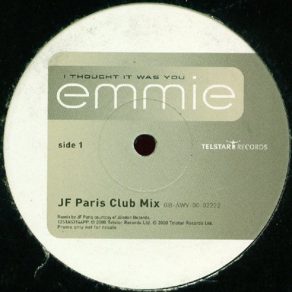 Emmie : I Thought It Was You (12", Promo)