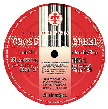 Crossbreed : The Dutch EP (12", EP)