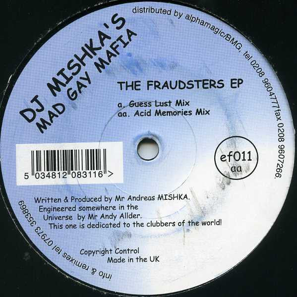 Mad Gay Mafia : The Fraudsters EP (12", EP)