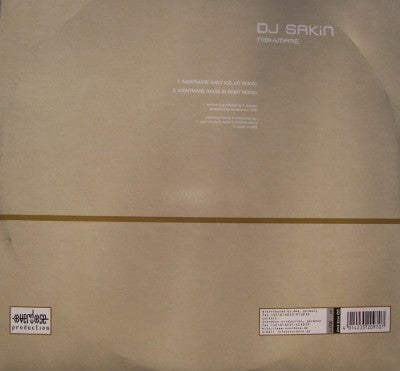 DJ Sakin : Nightmare (12")