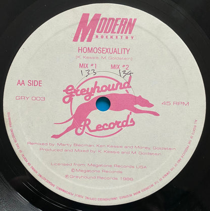 Modern Rocketry : Cuba Libre / Homosexuality (12")