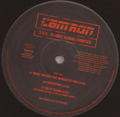 Cam'ron : S.D.E. (DJ Only Album Sampler) (12", Promo, Smplr)