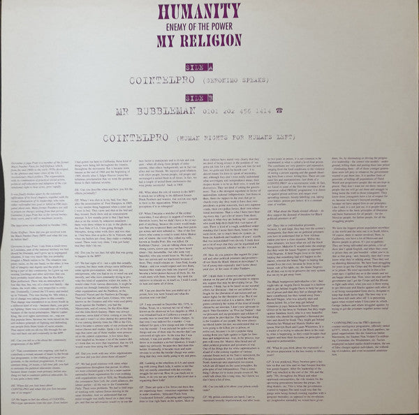 Fun-Da-Mental : Cointelpro (12", Promo)