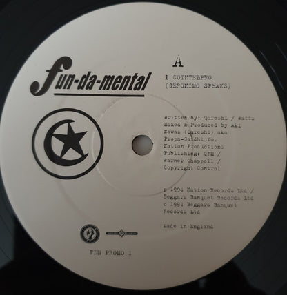 Fun-Da-Mental : Cointelpro (12", Promo)