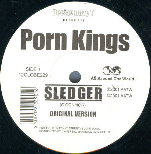 Deejay Davy T* Presents Porn Kings : Sledger (12")