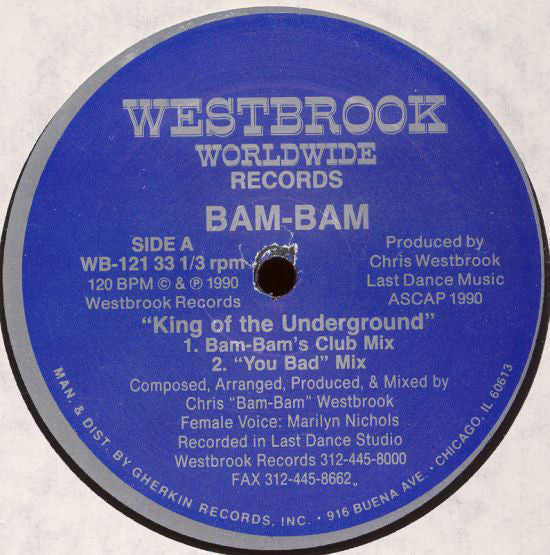 Bam-Bam* : King Of The Underground (12")