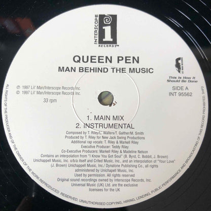 Queen Pen : Man Behind The Music (12")