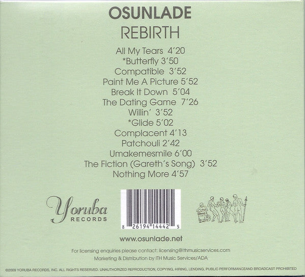 Osunlade : Rebirth (CD, Album)