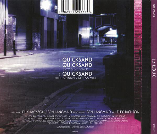 La Roux : Quicksand (CD, Single)