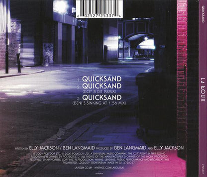 La Roux : Quicksand (CD, Single)
