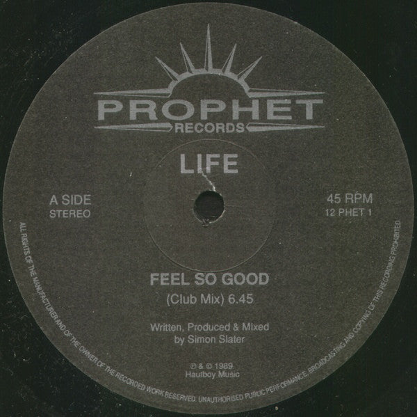 Life (10) : Feel So Good (12")