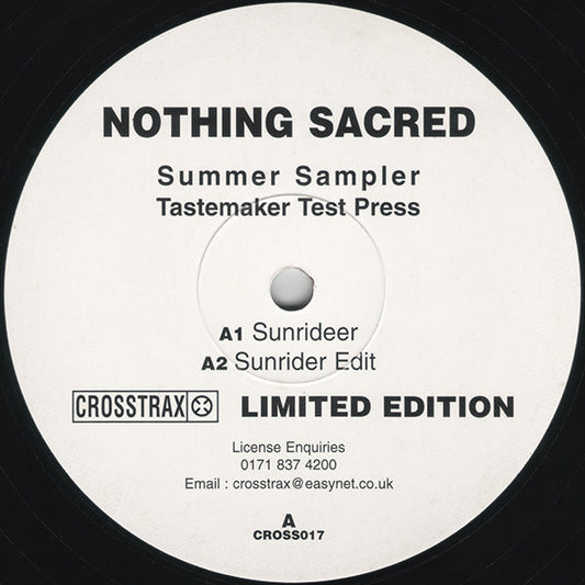 Nothing Sacred / Encounters (2) : Summer Sampler (12", Ltd, Smplr, TP)