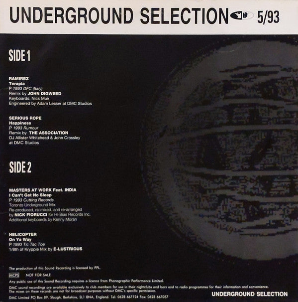 Various : Underground Selection 5/93 (12")