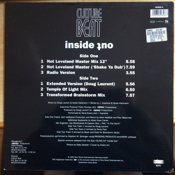 Culture Beat : Inside Out (12")