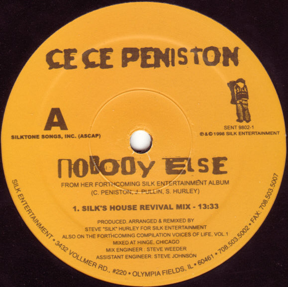 Ce Ce Peniston : Nobody Else (12")