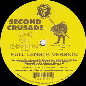 Second Crusade : Love And Happiness (12")