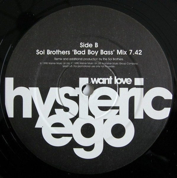 Hysteric Ego : Want Love - The Remixes (2x12")
