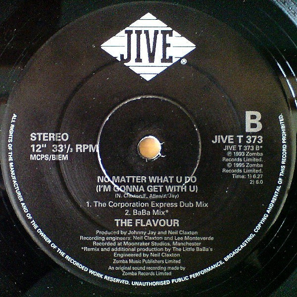 The Flavour : No Matter What You Do (12")