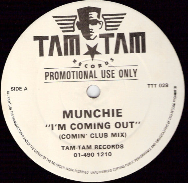 Munchie : I'm Coming Out (12", Promo)