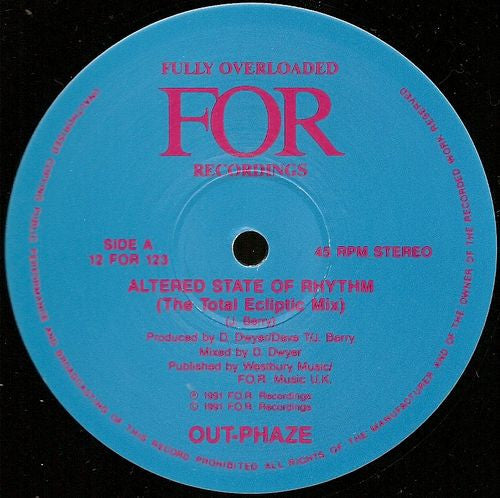 Out-Phaze : Altered State Of Rhythm (12")