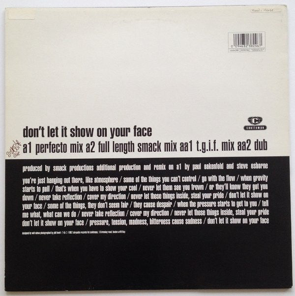 Adeva : Don't Let It Show On Your Face (12")