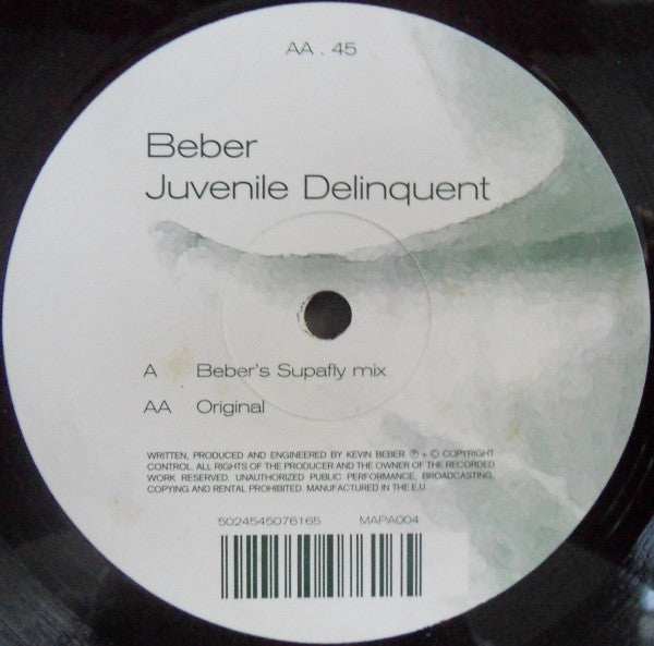 Beber* : Juvenile Delinquent (12")
