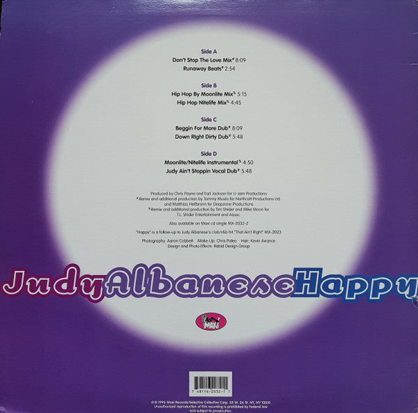 Judy Albanese : Happy (2x12", Maxi)