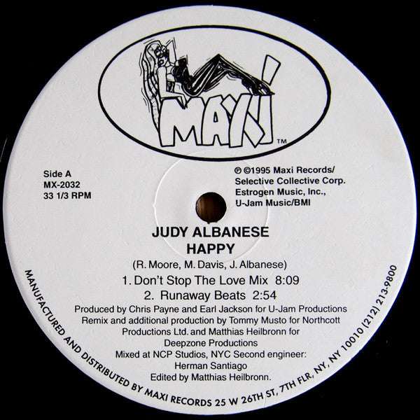 Judy Albanese : Happy (2x12", Maxi)
