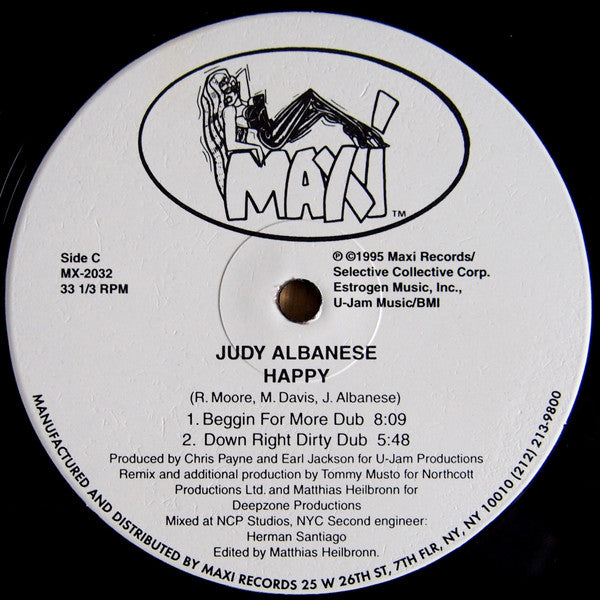 Judy Albanese : Happy (2x12", Maxi)
