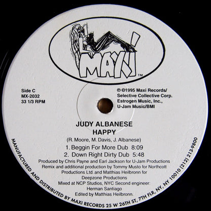 Judy Albanese : Happy (2x12", Maxi)