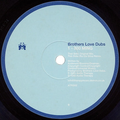 Brothers Love Dubs : 1 - 800 MING (12")