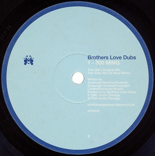 Brothers Love Dubs : 1 - 800 MING (12")