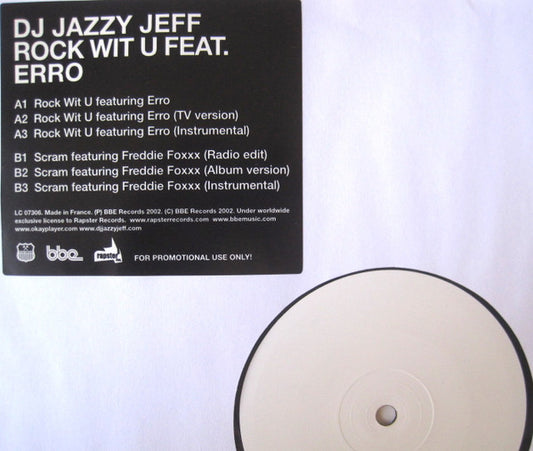 DJ Jazzy Jeff : Rock Wit U (12", W/Lbl)