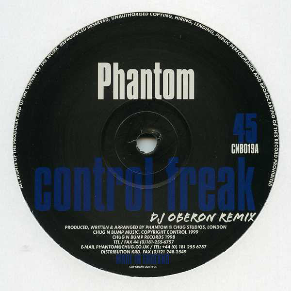 Phantom (17) : Control Freak (Remixes) (12")