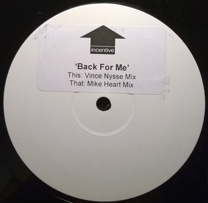 Candee Jay : Back For Me (12", W/Lbl, Sti)