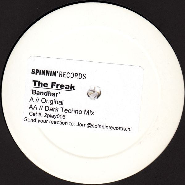 The Freak : Bandhar (12", Promo, W/Lbl, Sti)