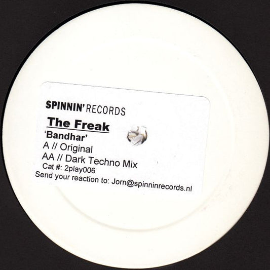 The Freak : Bandhar (12", Promo, W/Lbl, Sti)